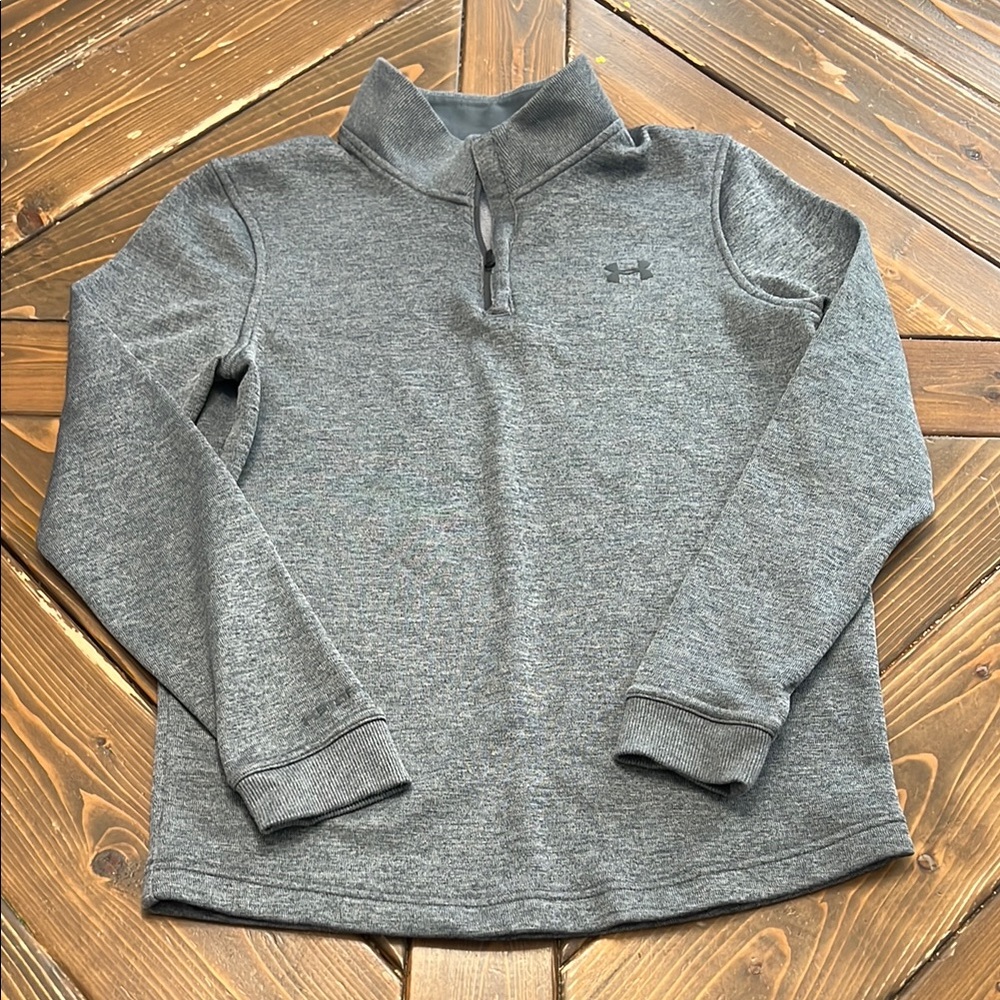 Gray Quarter-Zip Pullover - image 1